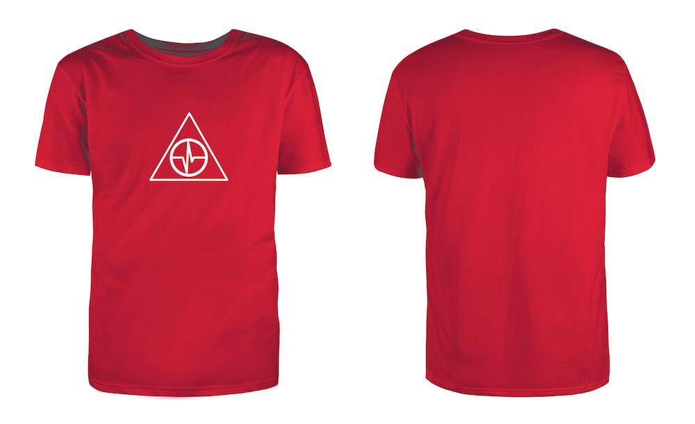 TosinTrio T-Shirt Red & White