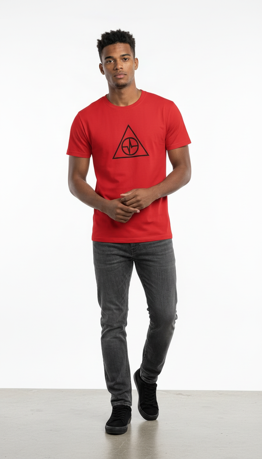 TosinTrio T-Shirt Red & White