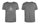 TosinTrio T-Shirt Grey & White