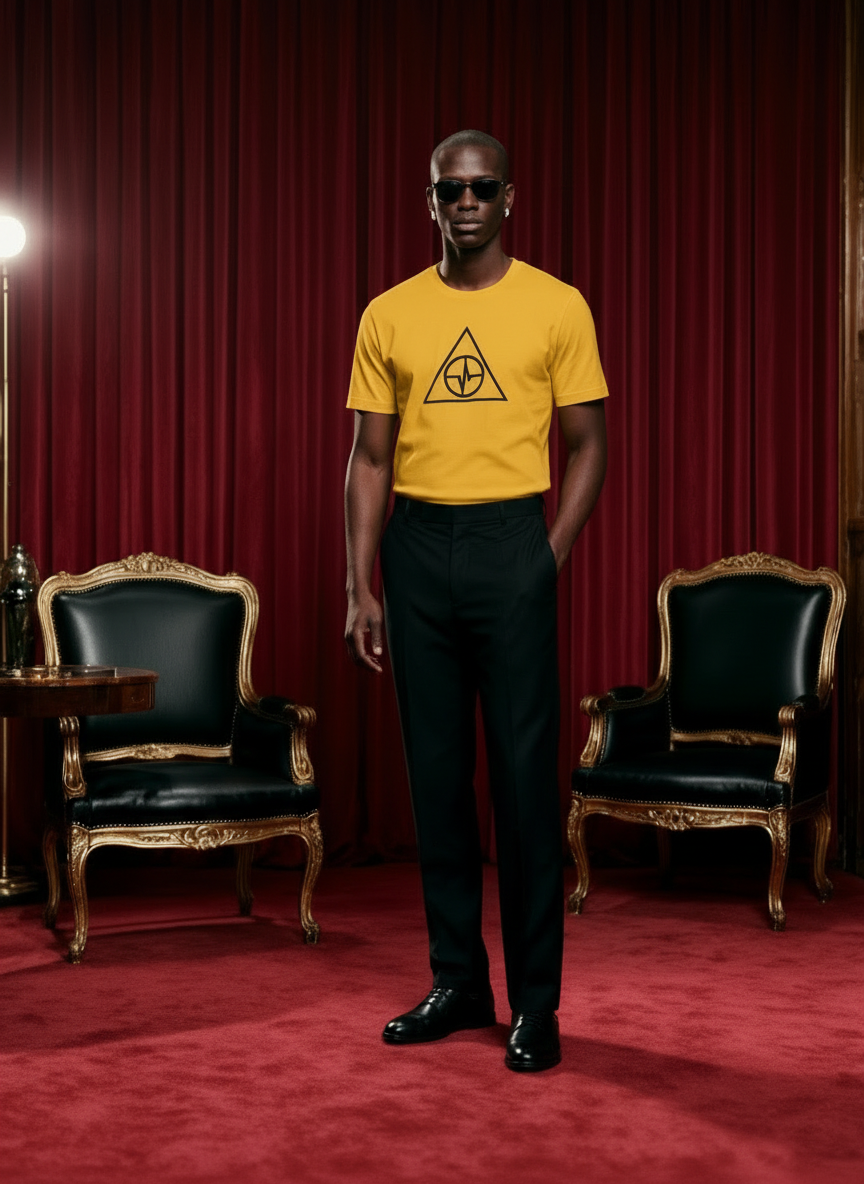 TosinTrio T-Shirt Yellow & Black