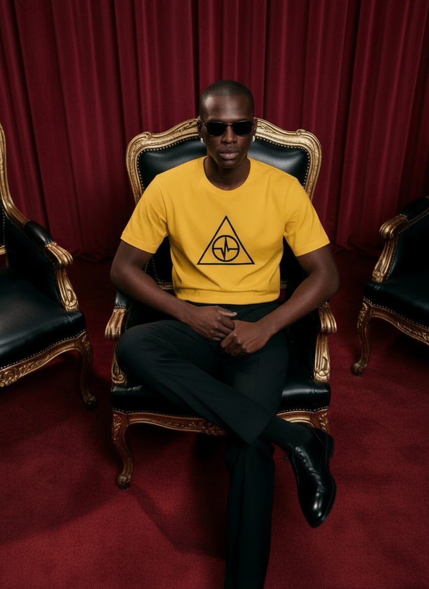 TosinTrio T-Shirt Yellow & Black