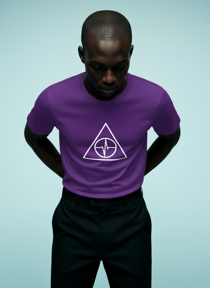 TosinTrio T-Shirt Purple & White